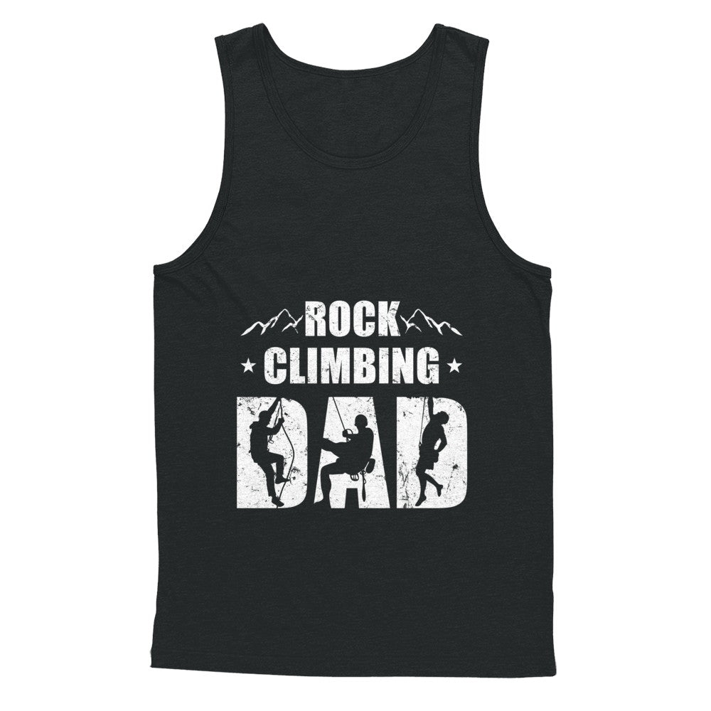 Rock Climbing Dad Distressed Mountain Climber Fathers Day T-Shirt & Hoodie | Teecentury.com