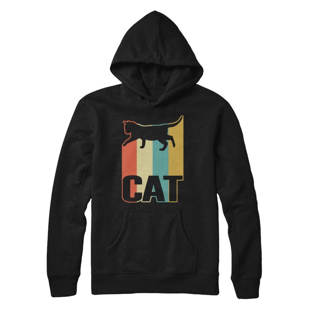 Classic Vintage Retro Style Cat T-Shirt & Hoodie | Teecentury.com