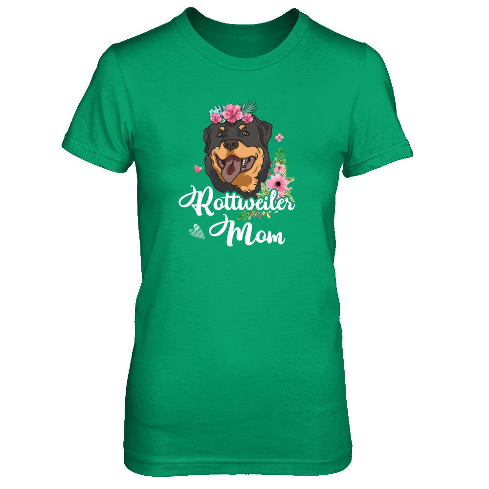 Rottweiler Mom Funny Dog Mom Gift Idea T-Shirt & Tank Top | Teecentury.com