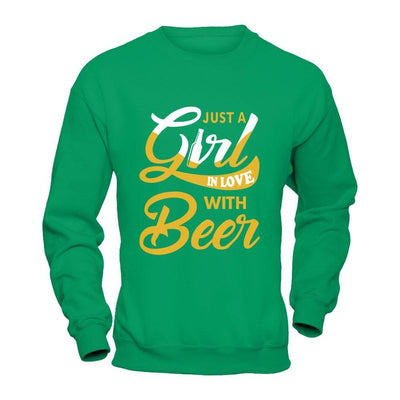 Just A Girl In Love With Beer T-Shirt & Hoodie | Teecentury.com