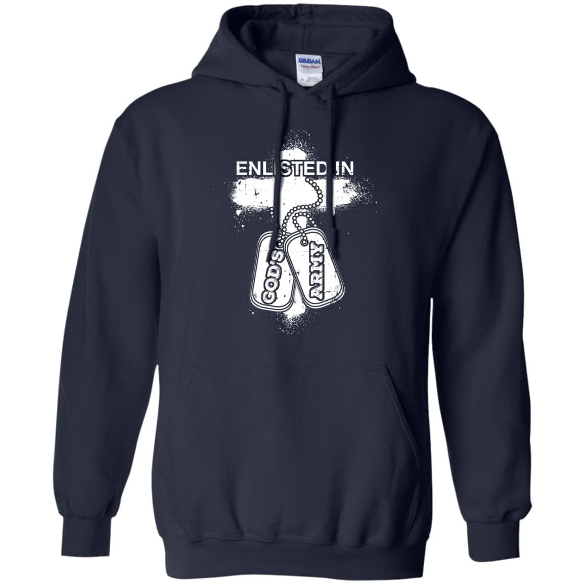 ENLISTED IN GOD'S ARMY T-Shirt & Hoodie | Teecentury.com