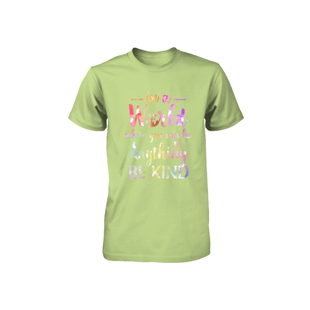 Autism In A World Where You Can Be Anything Be Kind Youth Youth Shirt | Teecentury.com