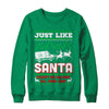 Just Like Santa Except We Deliver All Year Long Shipper Courier T-Shirt & Sweatshirt | Teecentury.com