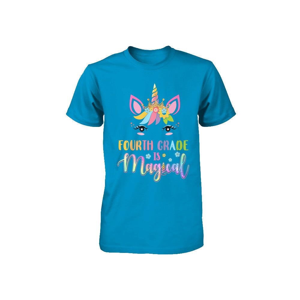 Fourth Grade is magical Unicorn Back to School 4th Grade Youth Youth Shirt | Teecentury.com