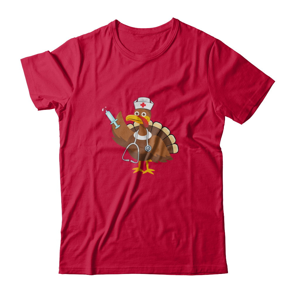 Nurse Turkey Funny Thanksgiving For Nurses T-Shirt & Hoodie | Teecentury.com