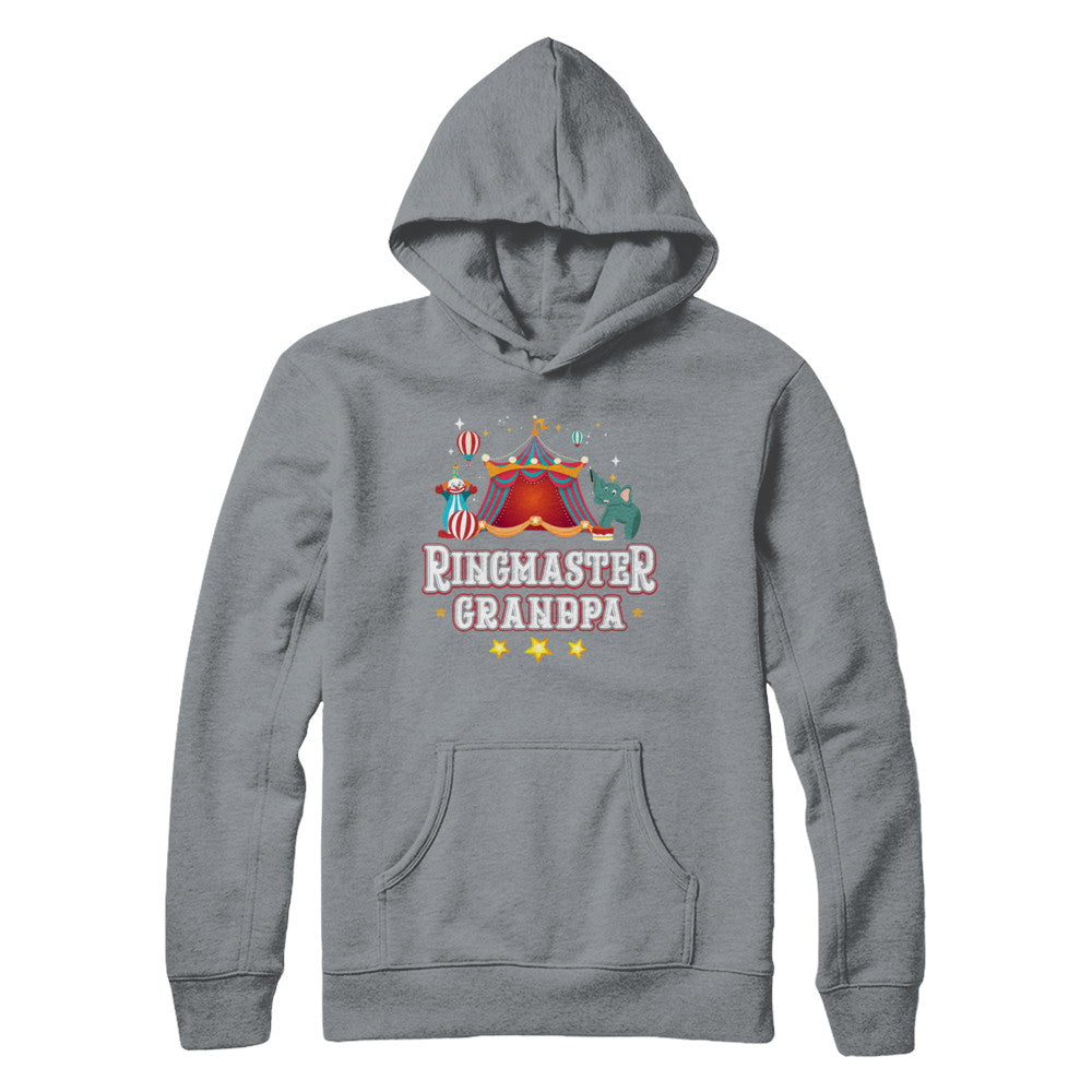 Ringmaster Grandpa Circus Carnival Children Party T-Shirt & Hoodie | Teecentury.com