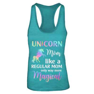 Unicorn Mom Like A Regular Mom Birthday Gift Mothers Day T-Shirt & Tank Top | Teecentury.com