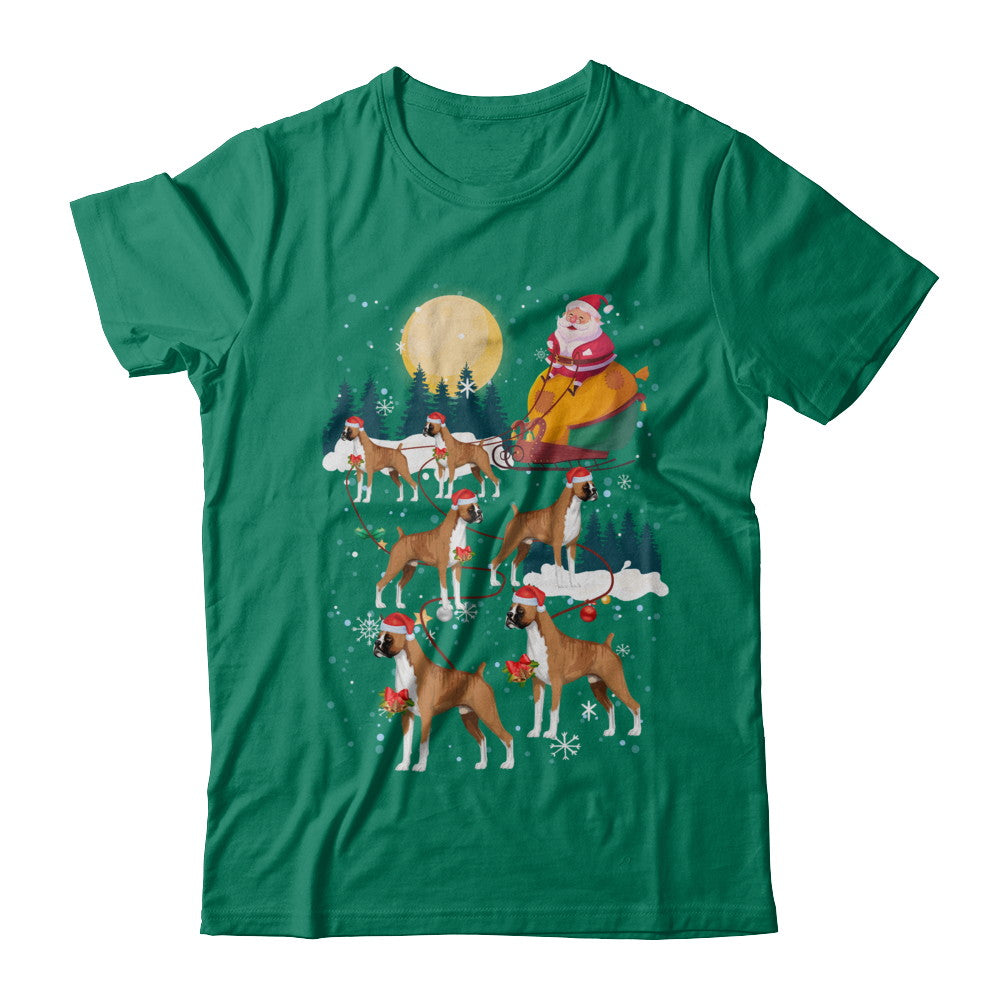 Dog Reindeer Boxer Christmas Gift T-Shirt & Sweatshirt | Teecentury.com