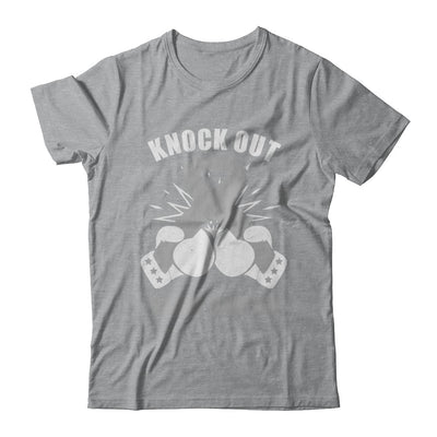 Boxing Knock Out Brain Cancer Awareness Support T-Shirt & Hoodie | Teecentury.com