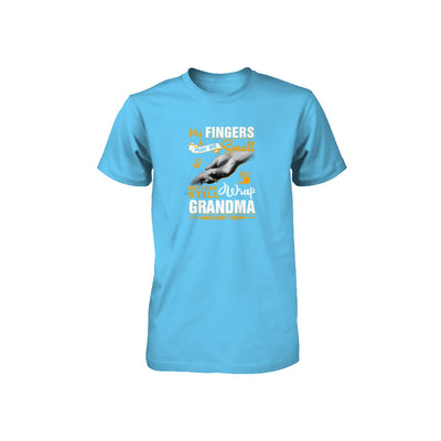 My Fingers May Be Small But I Can Still Wrap Grandma Youth Youth Shirt | Teecentury.com