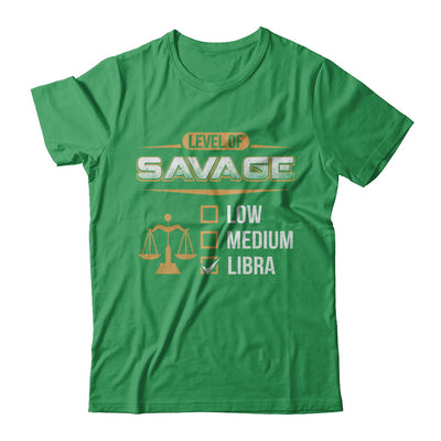 Level Of Savage Libra T-Shirt & Hoodie | Teecentury.com