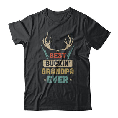 Vintage Best Buckin' Grandpa Ever Deer Hunting T-Shirt & Hoodie | Teecentury.com