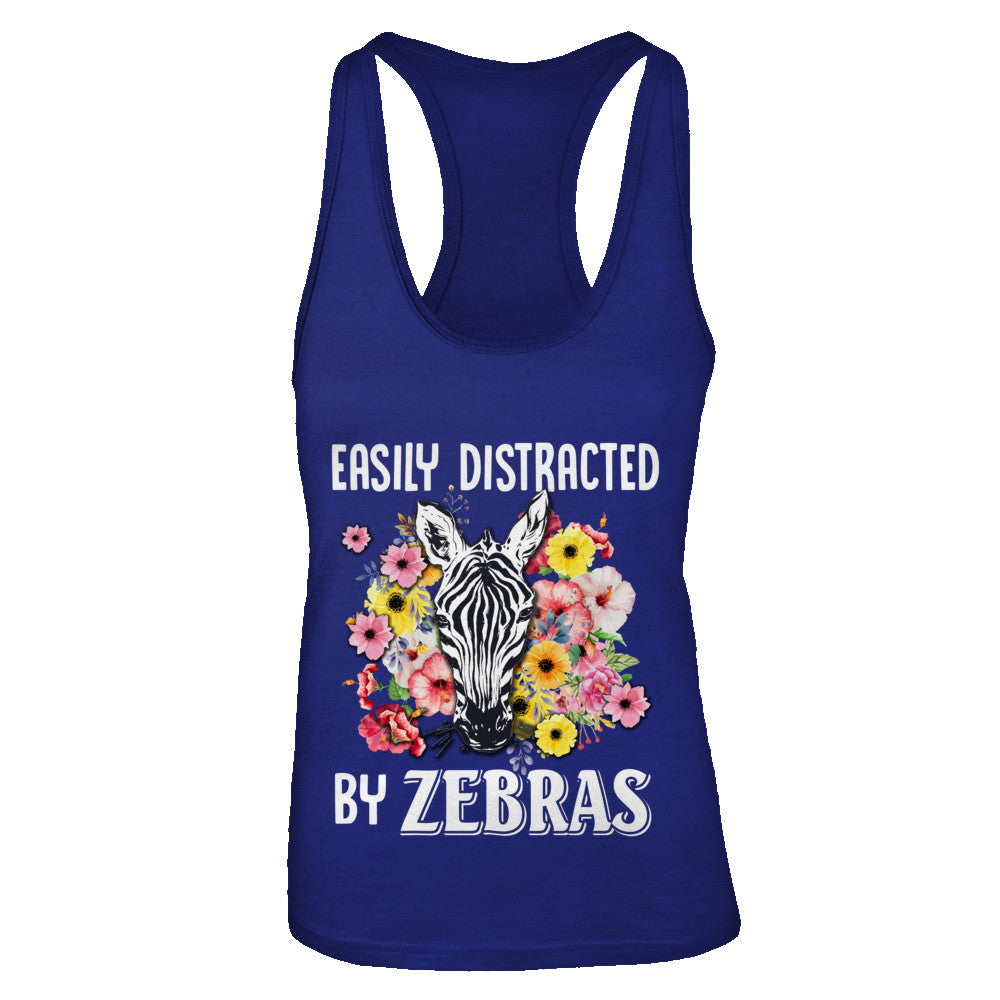 Easily Distracted By Zebras T-Shirt & Tank Top | Teecentury.com
