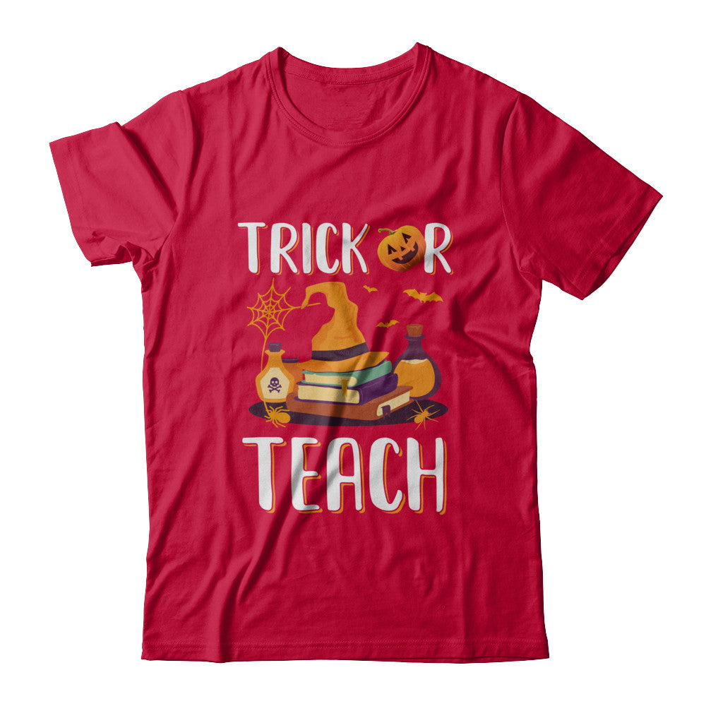 Trick Or Teach Halloween Gift Costume For Teacher T-Shirt & Hoodie | Teecentury.com