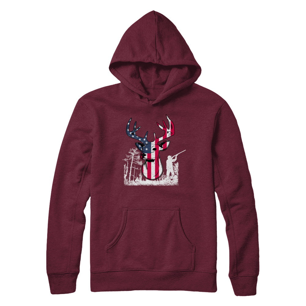American Flag Hunting Dear Vintage 4Th July Gifts T-Shirt & Hoodie | Teecentury.com