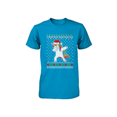 Dabbing Tangled Lights Ugly Christmas Sweater Girls Youth Youth Shirt | Teecentury.com