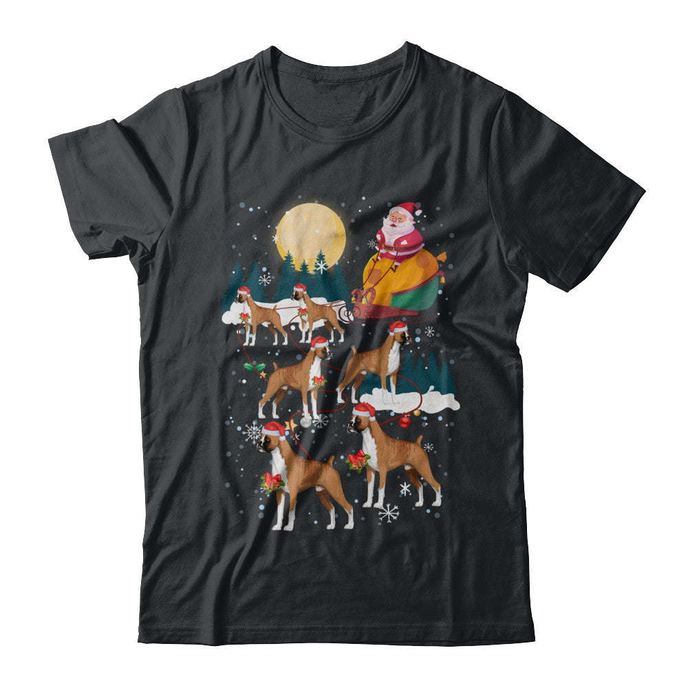 Dog Reindeer Boxer Christmas Gift T-Shirt & Sweatshirt | Teecentury.com