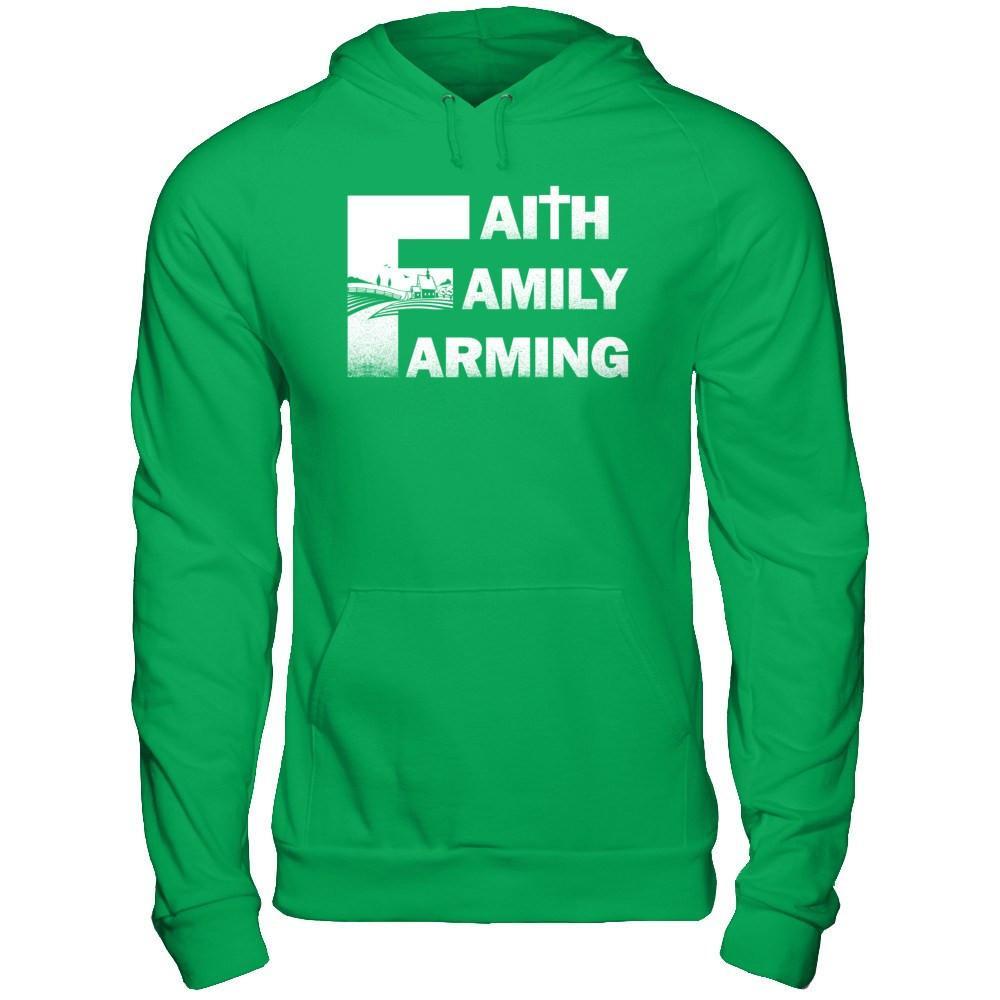 Faith Family Farming Farmer T-Shirt & Hoodie | Teecentury.com