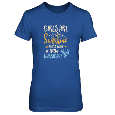 Girls Are Sunshine Mixed Little Hurricane T-Shirt & Tank Top | Teecentury.com
