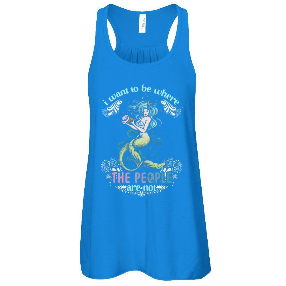 I Want To Be Where The People Are Not T-Shirt & Tank Top | Teecentury.com