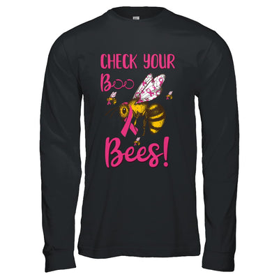 Check Your Boo Bees Funny Breast Cancer T-Shirt & Hoodie | Teecentury.com