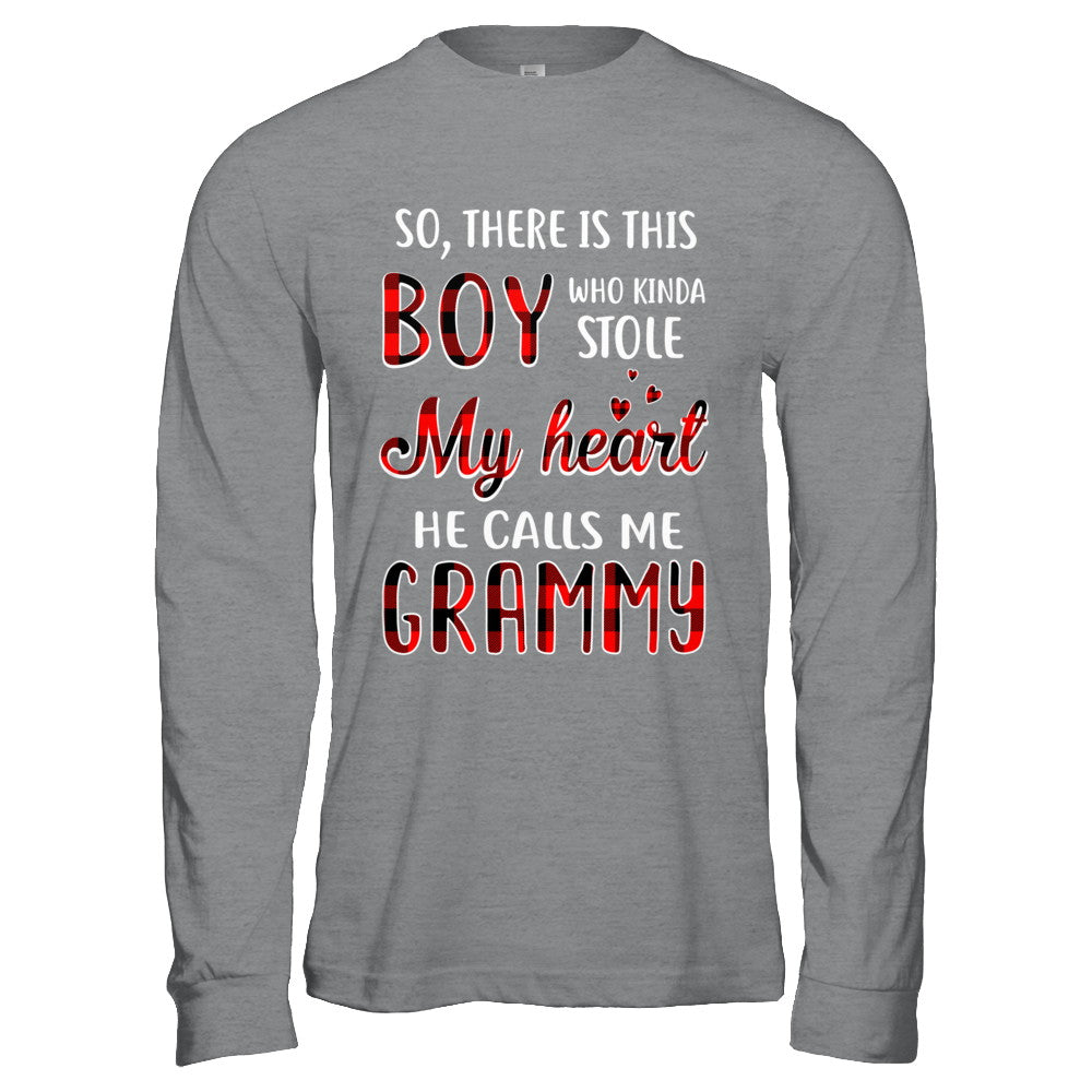 This Boy Who Kinda Stole My Heart He Calls Me Grammy T-Shirt & Hoodie | Teecentury.com