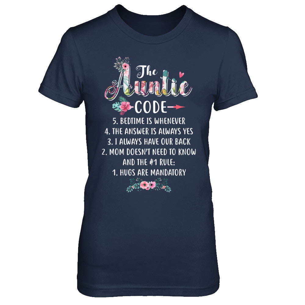 Funny The Auntie Code T-Shirt & Hoodie | Teecentury.com