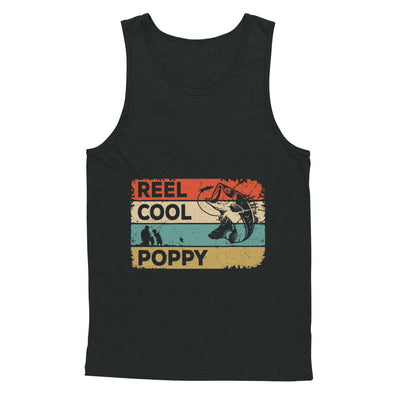 Vintage Reel Cool Poppy Fish Fishing Fathers Day T-Shirt & Hoodie | Teecentury.com