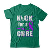 Kick For A Cure Soccer Alzheimers Pancreatic Lupus Awareness T-Shirt & Hoodie | Teecentury.com