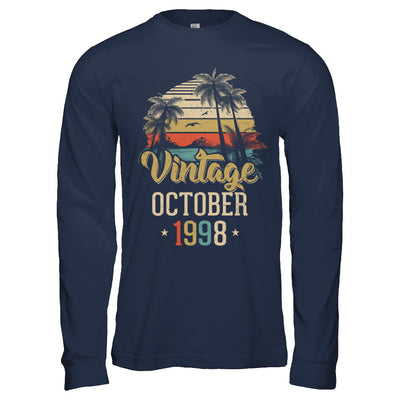 Retro Classic Vintage October 1998 24th Birthday Gift T-Shirt & Hoodie | Teecentury.com