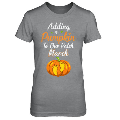 Halloween Pumpkin Pregnancy Mom Due Date In March 2022 T-Shirt & Hoodie | Teecentury.com