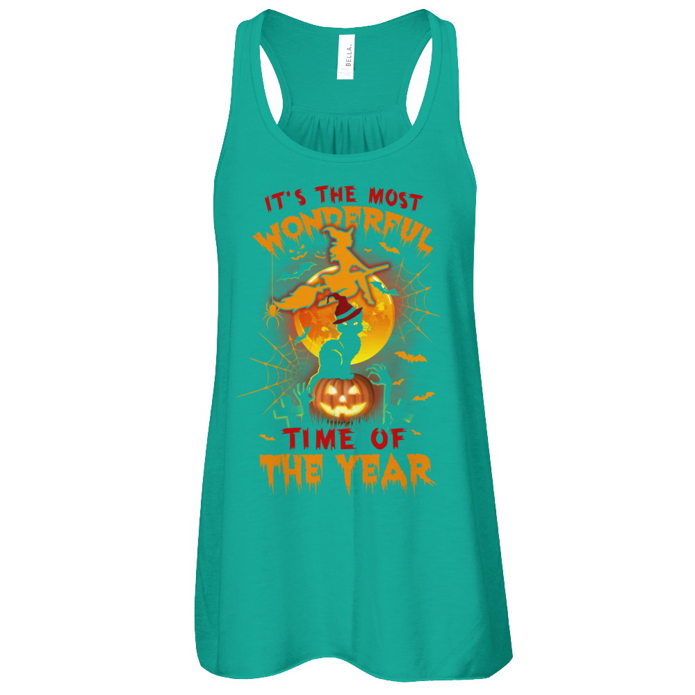 Halloween Cat It's The Most Wonderful Time Of The Year Witches T-Shirt & Tank Top | Teecentury.com