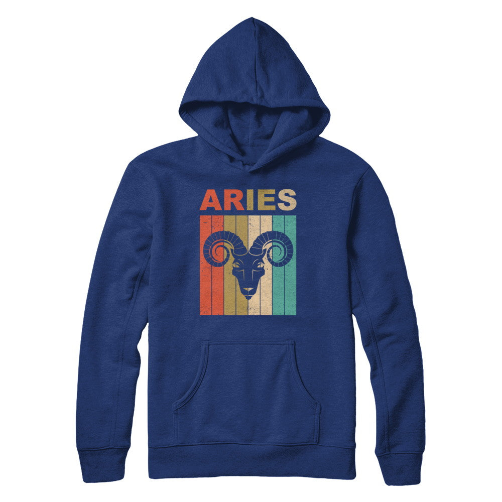 Vintage Aries Zodiac March April Birthday Gift T-Shirt & Hoodie | Teecentury.com