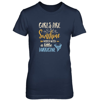 Girls Are Sunshine Mixed Little Hurricane T-Shirt & Tank Top | Teecentury.com