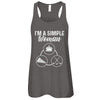 I'm A Simple Woman Coffee Pizza Hockey T-Shirt & Tank Top | Teecentury.com