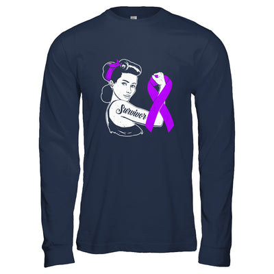 We Can Cure It Purple Alzheimer's Awareness Survivor T-Shirt & Hoodie | Teecentury.com