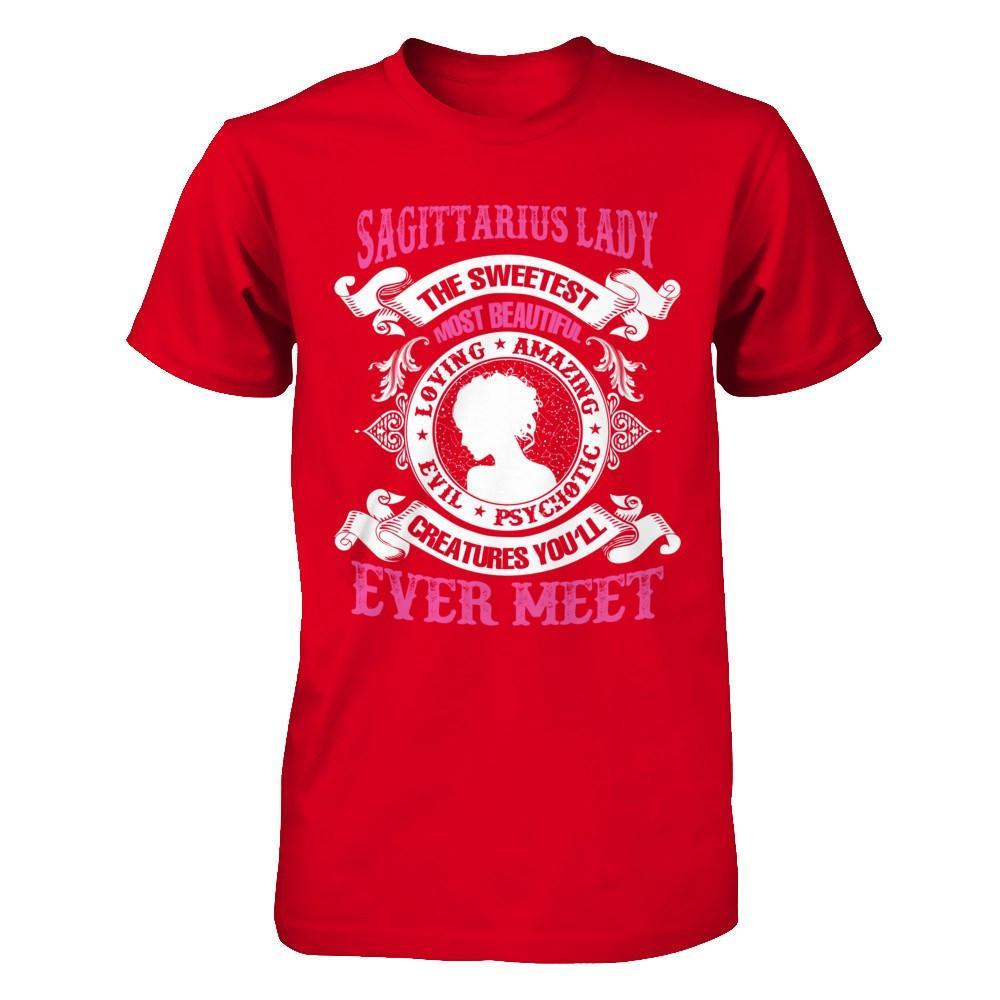 Sagittarius Lady The Sweetest Most Beautiful Love Amazing T-Shirt & Hoodie | Teecentury.com