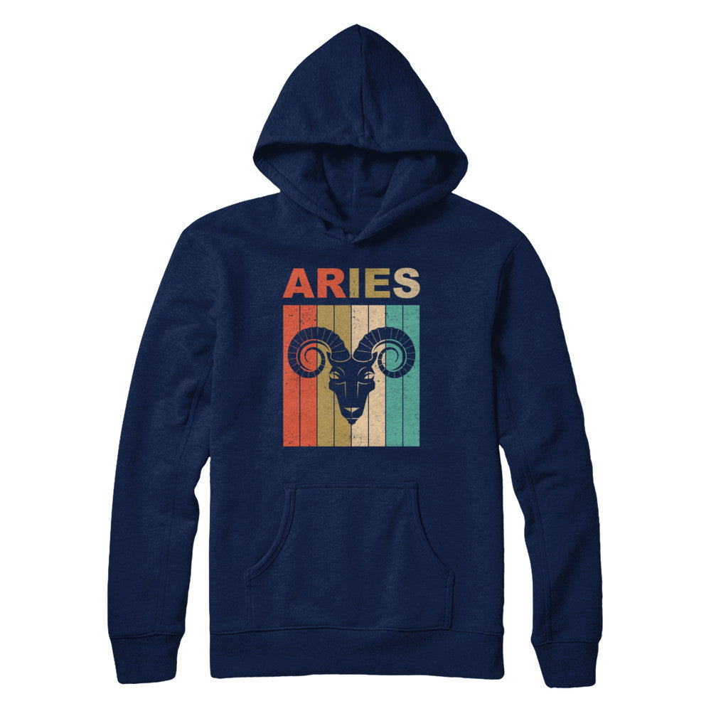 Vintage Aries Zodiac March April Birthday Gift T-Shirt & Hoodie | Teecentury.com