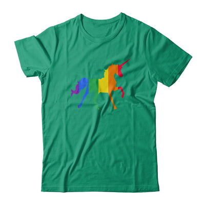 Pride LGBT Unicorn Gift Rainbow LGBT Gay Lesb T-Shirt & Hoodie | Teecentury.com