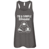 I'm A Simple Woman Coffee Pizza Baseball T-Shirt & Tank Top | Teecentury.com