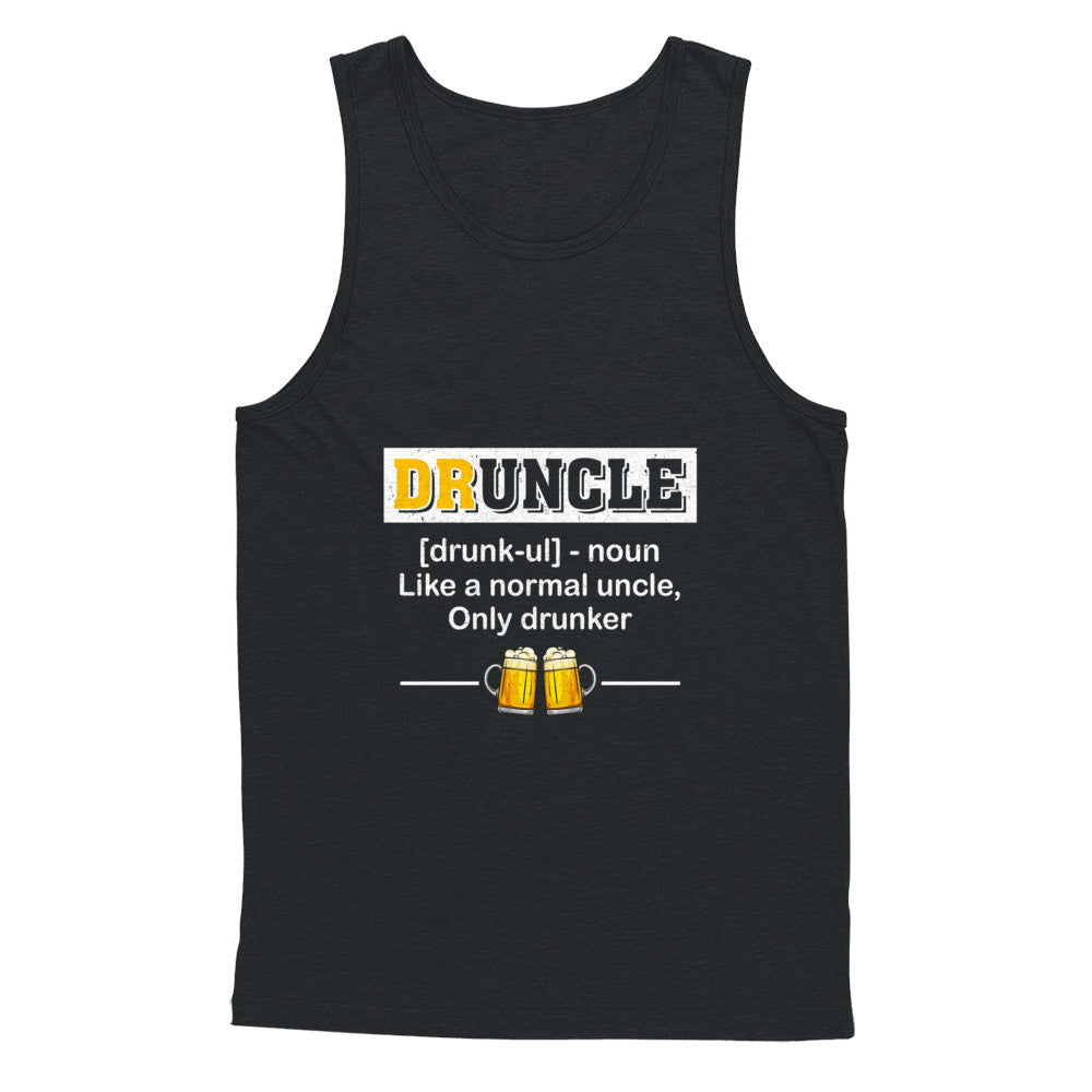 Druncle Like An Uncle Funny Beer Uncle Gifts T-Shirt & Hoodie | Teecentury.com