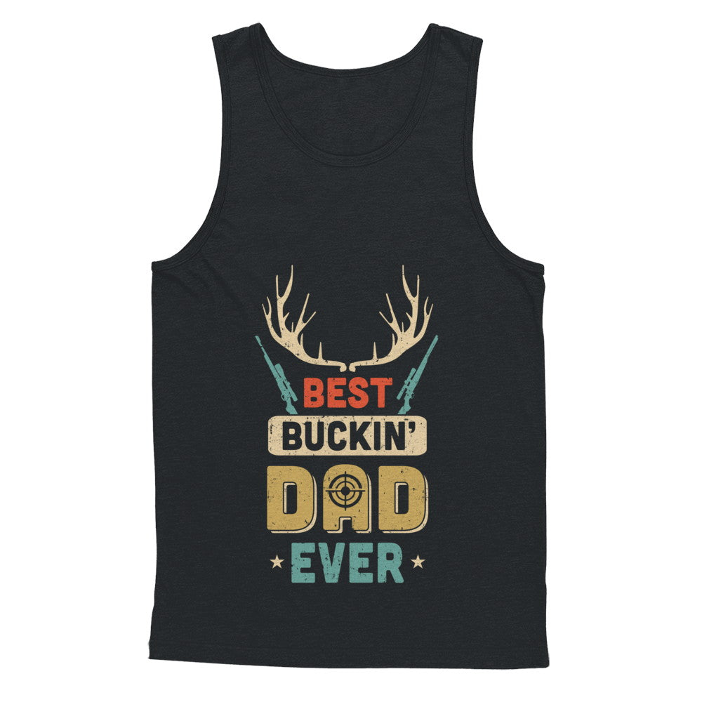 Vintage Best Buckin' Dad Ever Deer Hunting T-Shirt & Hoodie | Teecentury.com
