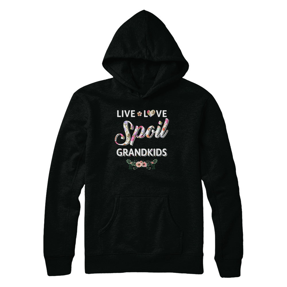 Funny Grandma Live Love Spoil Grandkids Mothers Day T-Shirt & Hoodie | Teecentury.com