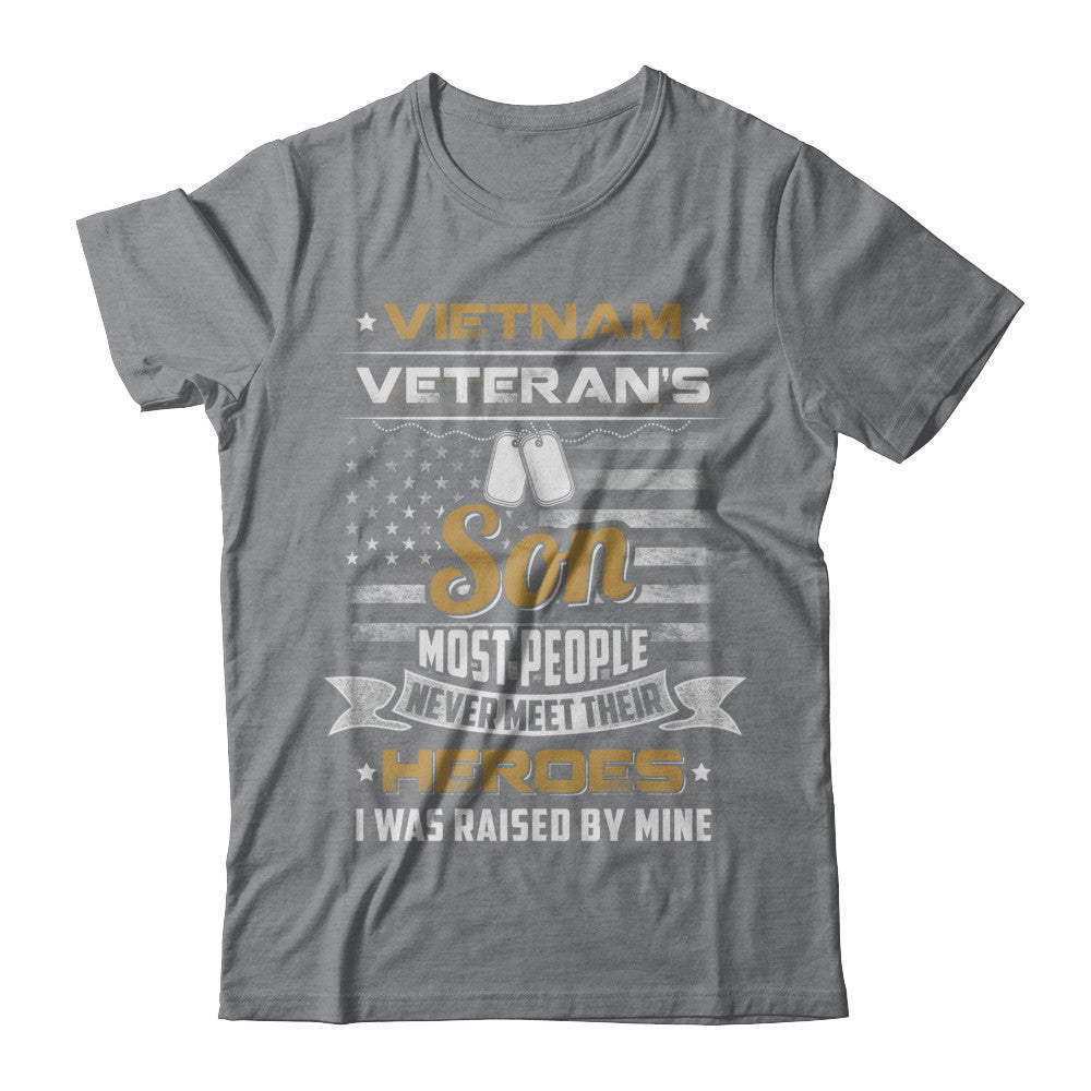 Vietnam Veteran's Son I Was Raised By Mine T-Shirt & Hoodie | Teecentury.com