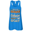 Goat Halloween My Human Costume I'm Really A Goat T-Shirt & Tank Top | Teecentury.com