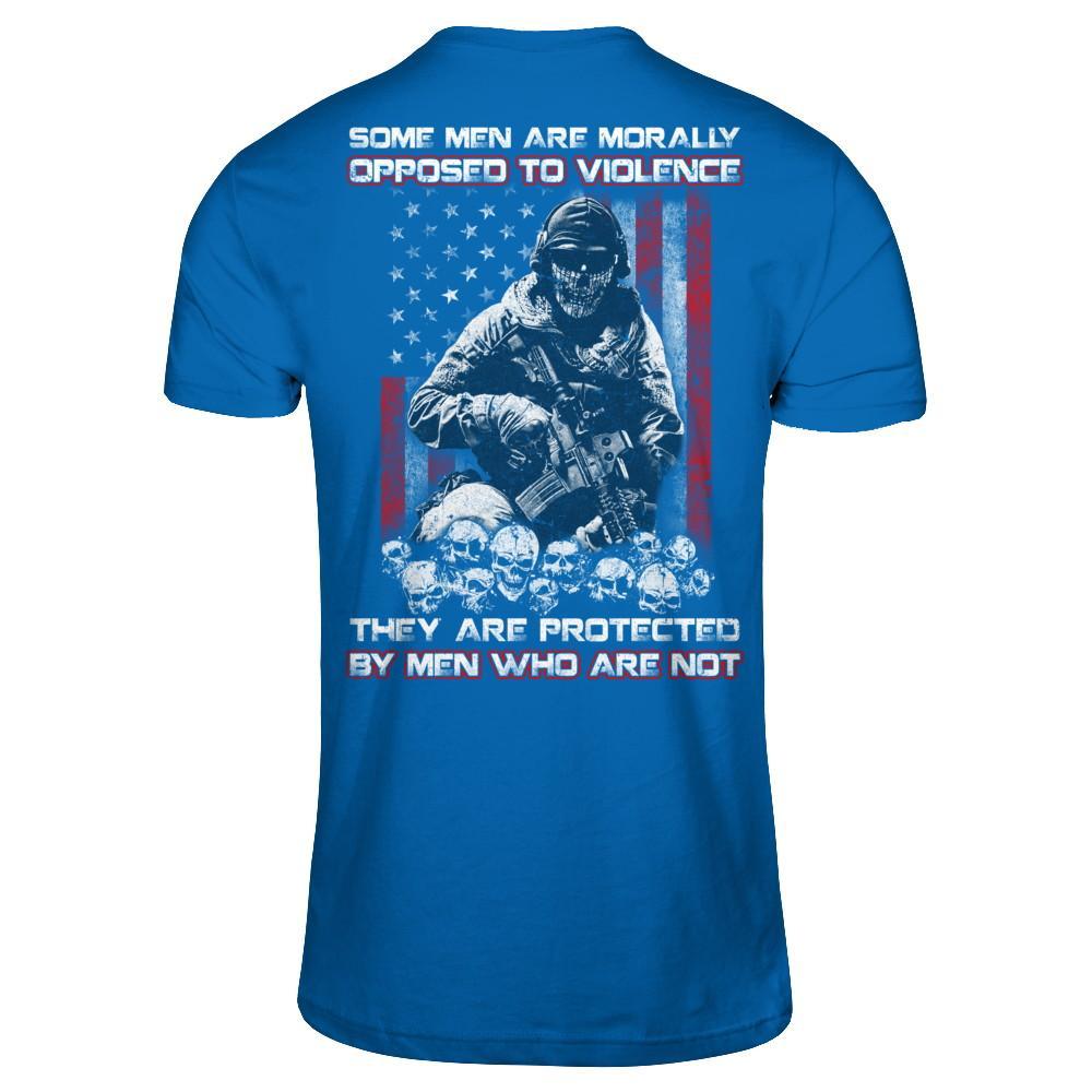 Veteran Men Opposed To Violence They Are Protected By Men Who Are Not T-Shirt & Hoodie | Teecentury.com