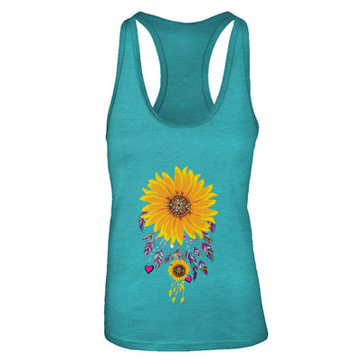 Native Dream Catcher Sunflower T-Shirt & Tank Top | Teecentury.com