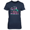 Just A Girl Who Loves Horses Horse Lover T-Shirt & Tank Top | Teecentury.com