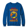 Not All Witches Drive Broom Funny Halloween Horse T-Shirt & Sweatshirt | Teecentury.com
