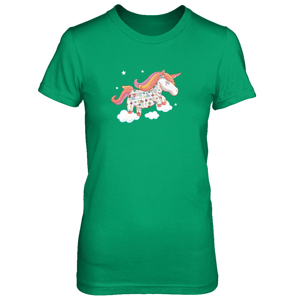 Tattooed Girl Unicorn Tattoos T-Shirt & Tank Top | Teecentury.com